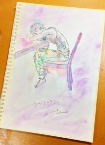 水張りのやり方ー簡易版ー 北原 千 Sen Kitahara Art Works