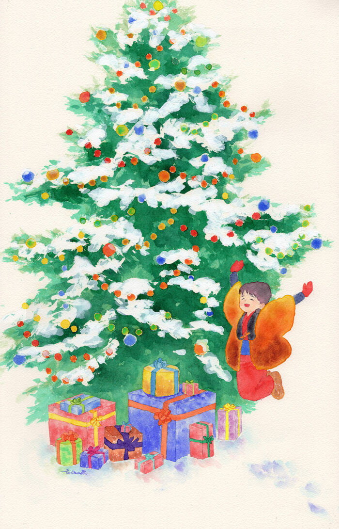 Christmas Morning クリスマスの朝 by Sen Kitahara 北原 千
