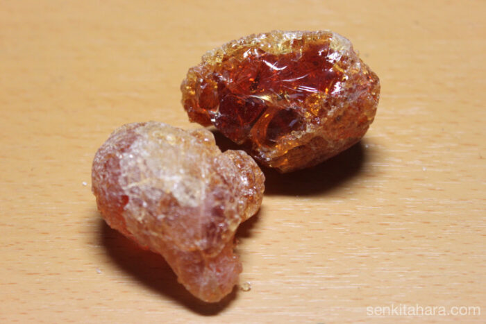 gum arabic, アラビアガムの玉