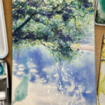 2025-09-22 水彩の制作途中 Work In Progress of Watercolour Painting