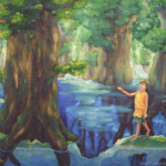 『大樹の守』(たいじゅのもり)“The Guardian of Forest” 45.5x53cm 大樹の守 | The Guardian of Forest